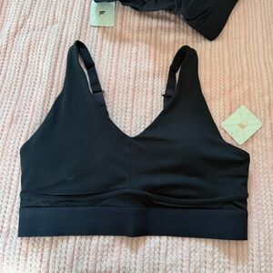 Fabletics All Day Every Day Bra Black XL NWT sports bra workout